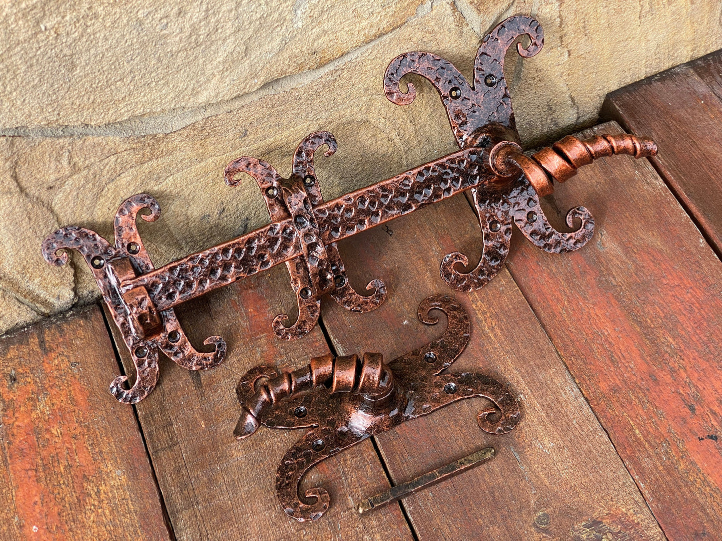 Latch, medieval, gate, door, shed, barn, hinge, Middle Ages, renovation, antique, knight, Christmas, anniversary, birthday, blacksmith, yard