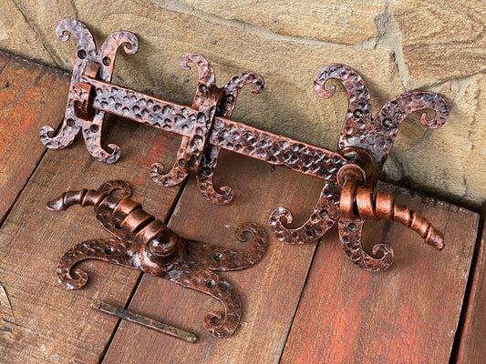 Latch, medieval, gate, door, shed, barn, hinge, Middle Ages, renovation, antique, knight, Christmas, anniversary, birthday, blacksmith, yard