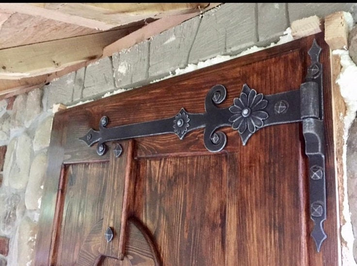 Strap hinges, gate hinge, antique, door hinge, castle, renovation, hinges, Christmas, hinge,door handle,gate hardware,anniversary,restaurant