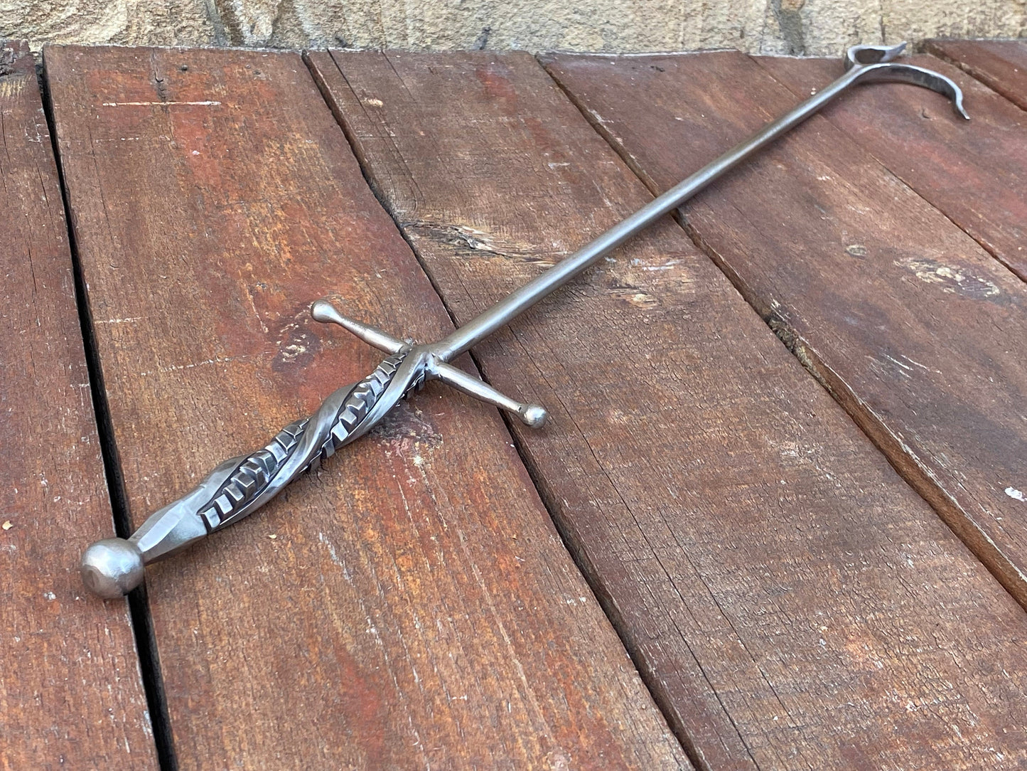 Custom listing: stainless steel fire poker, urgent order, shipped by UPS Express