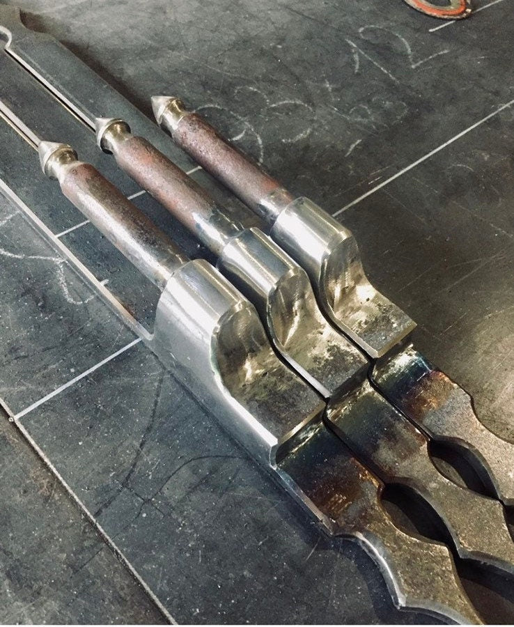 Gate hinges, medieval, door hinge, Middle Ages, shutter hinge, hinge, Christmas, pair of hinges, clavos, door handle, rivet, strap hinges