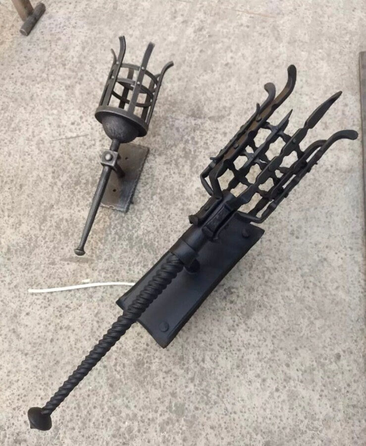 Wall sconce, torch, new home, medieval, castle, groomsmen, hotel, restaurant, viking, Middle Ages,iron gift,anniversary,sconce,candle holder