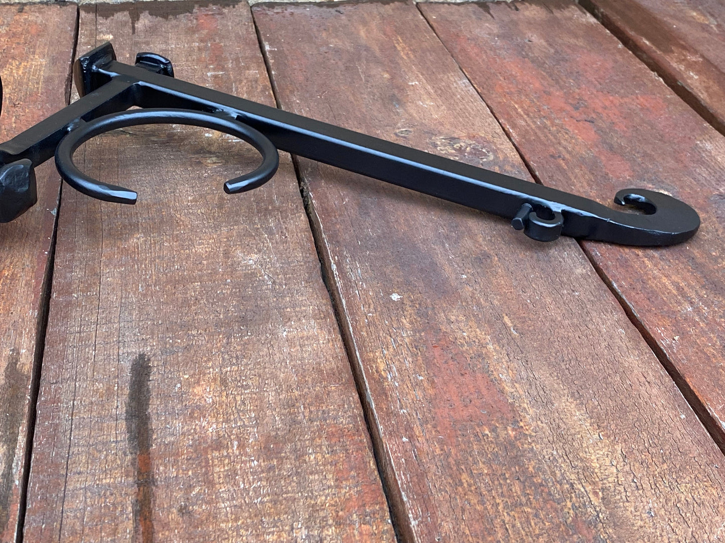 Bracket, medieval, hand forged bracket, wall sconce, candle holder, plant hanger, hook, wall hook, plant wall hook, plaque holder, antique