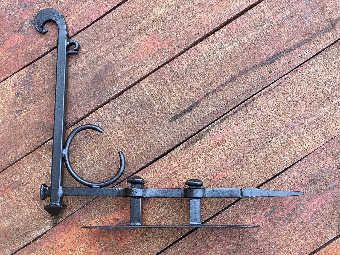 Bracket, medieval, hand forged bracket, wall sconce, candle holder, plant hanger, hook, wall hook, plant wall hook, plaque holder, antique