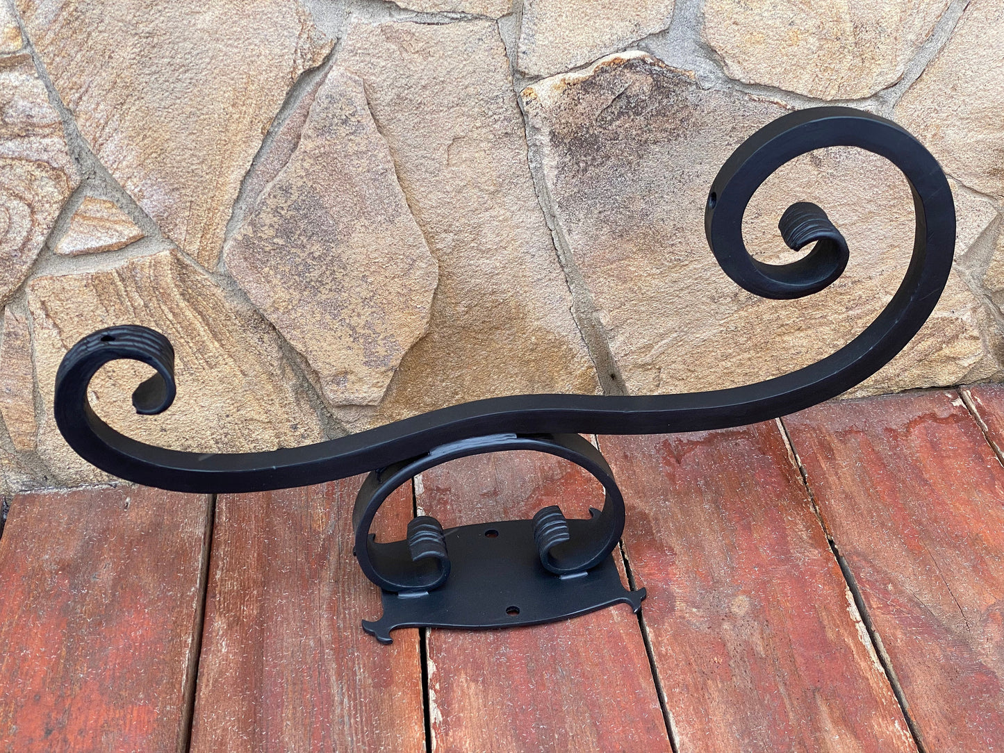 Bracket, medieval, garden, hand forged bracket, wall sconce, candle holder, plant hook, hook, wall hook, plant wall hook, sign holder,plaque