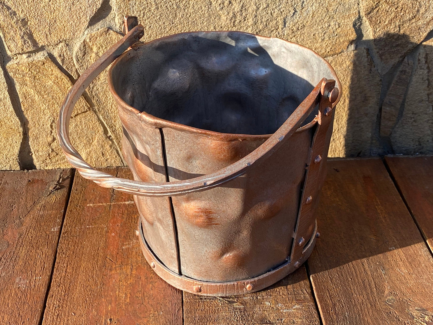 Bucket, firewood bucket, fireplace, firewood holder, fire poker, fire pit, birthday, Christmas, anniversary, Fathers Day, BBQ, grilling, dad