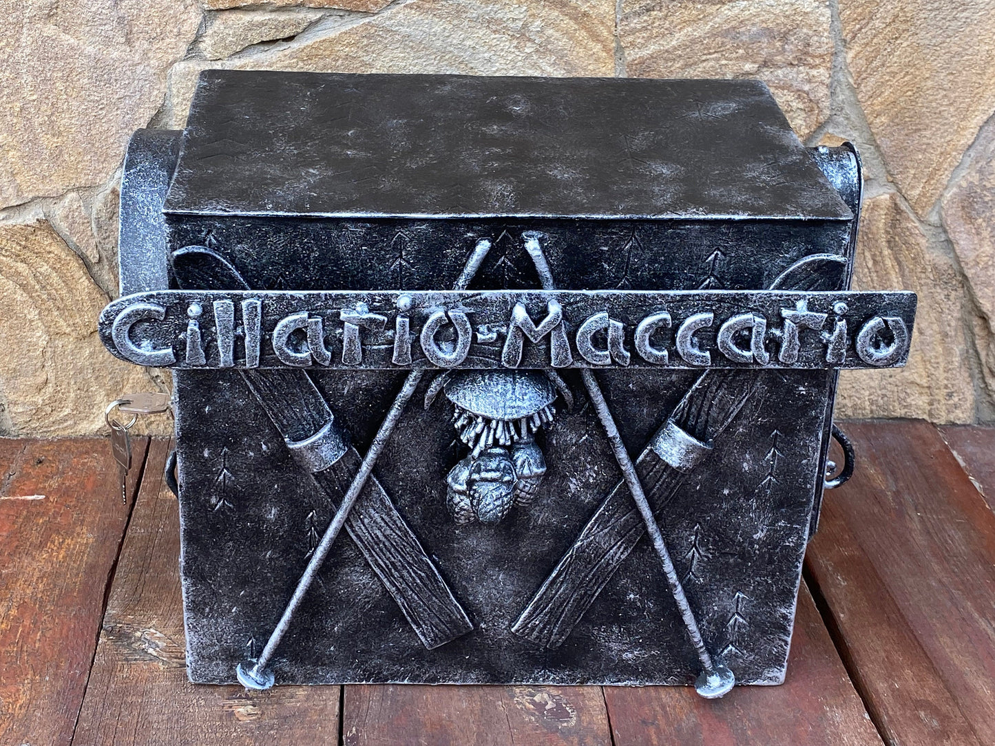 Wall mailbox, mailbox, ski, snow, snow flake, Christmas, anniversary, birthday, house number plaque, winter, address sign, mountain,New Year