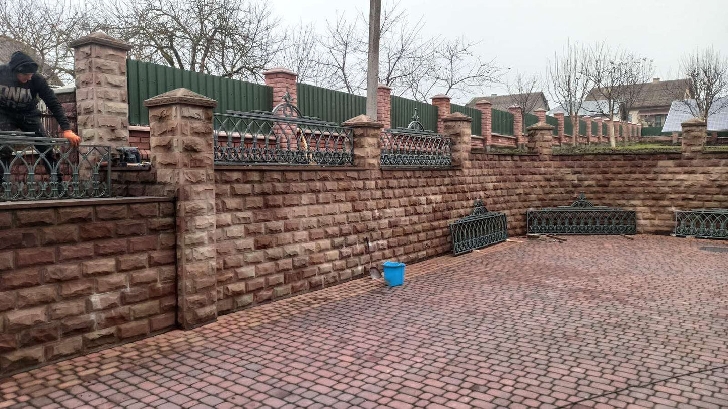 Fence topper, Gothic, fence post, medieval, door grille, Middle Ages, window grille, railing, renovation, balcony, terrace, fence, stairs