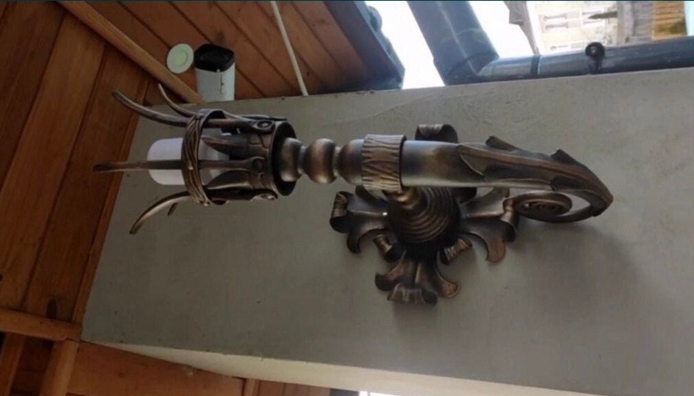 Wall sconce, medieval, sconce, castle, viking, Middle Ages, artifact, Christmas, renovation, dragon, party decor, anniversary, birthday