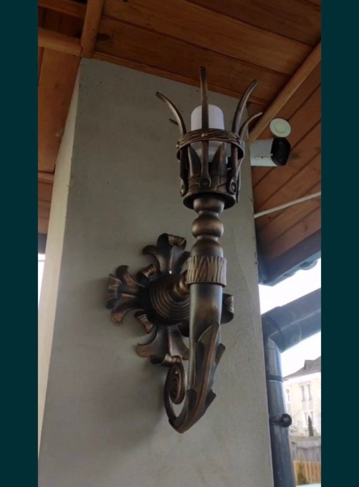 Wall sconce, medieval, sconce, castle, viking, Middle Ages, artifact, Christmas, renovation, dragon, party decor, anniversary, birthday