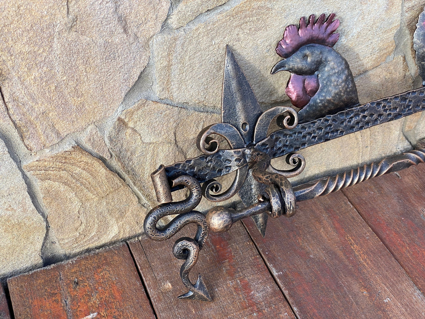 Towel rack, rooster, duck, farm, ranch, hook, hanger, towel ring, rack, shelf, birthday, Christmas, anniversary, farmhouse, rustic decor
