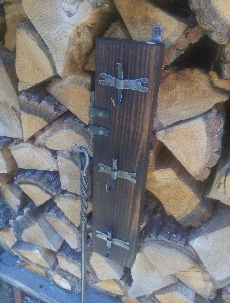 Shoehorn, hook, wall hook, fixture, medieval, viking, Christmas, entryway, hallway, steel gift, anniversary, birthday, retirement, pension