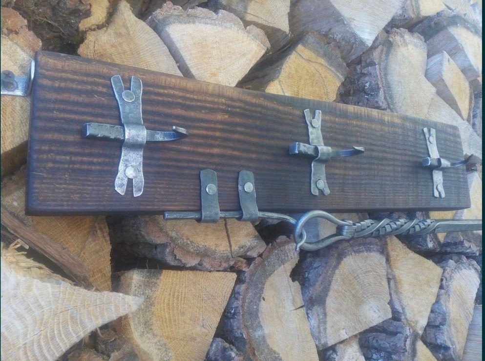 Shoehorn, hook, wall hook, fixture, medieval, viking, Christmas, entryway, hallway, steel gift, anniversary, birthday, retirement, pension