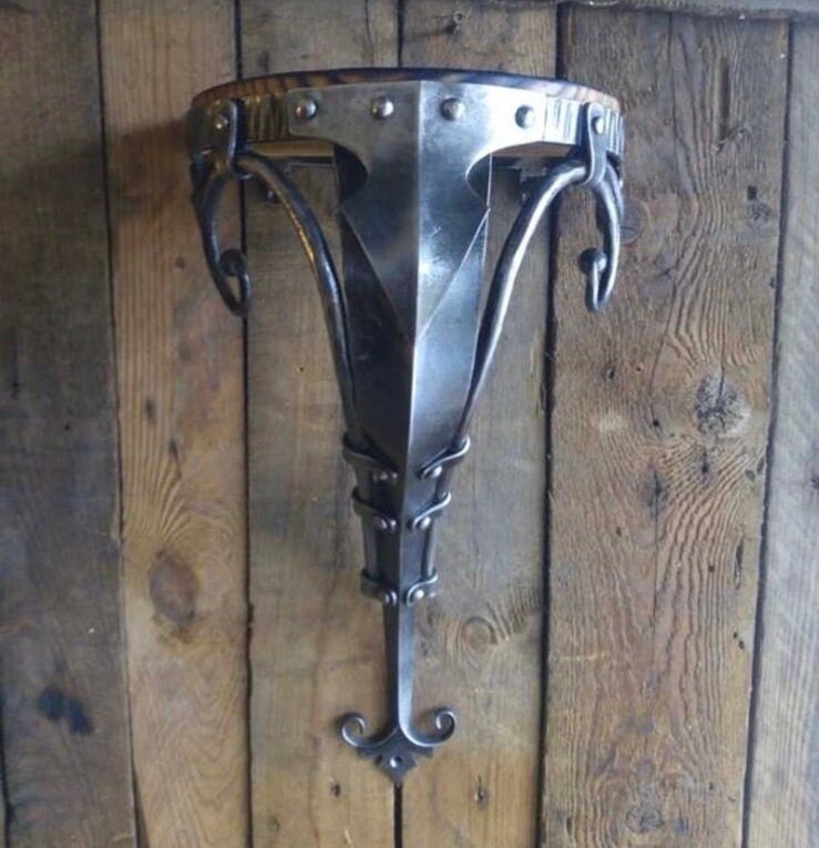 Candle holder, shelf, rack, display stand, Christmas, birthday, anniversary, medieval, viking, midcentury, flower pot, blacksmith,retirement