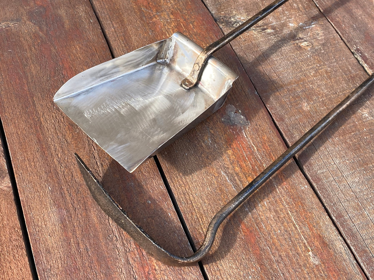 Fireplace tools, fireplace, fire poker, shovel, Fathers Day, medieval decor, groomsmen, grandpa, iron gift, anniversary, birthday,steel gift