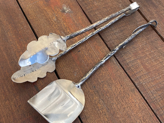 Flip, tongs, BBQ, grill, spatula, viking, cutlery, stainless steel, medieval, rustic, flatware, fireplace, Middle Ages,Christmas,anniversary