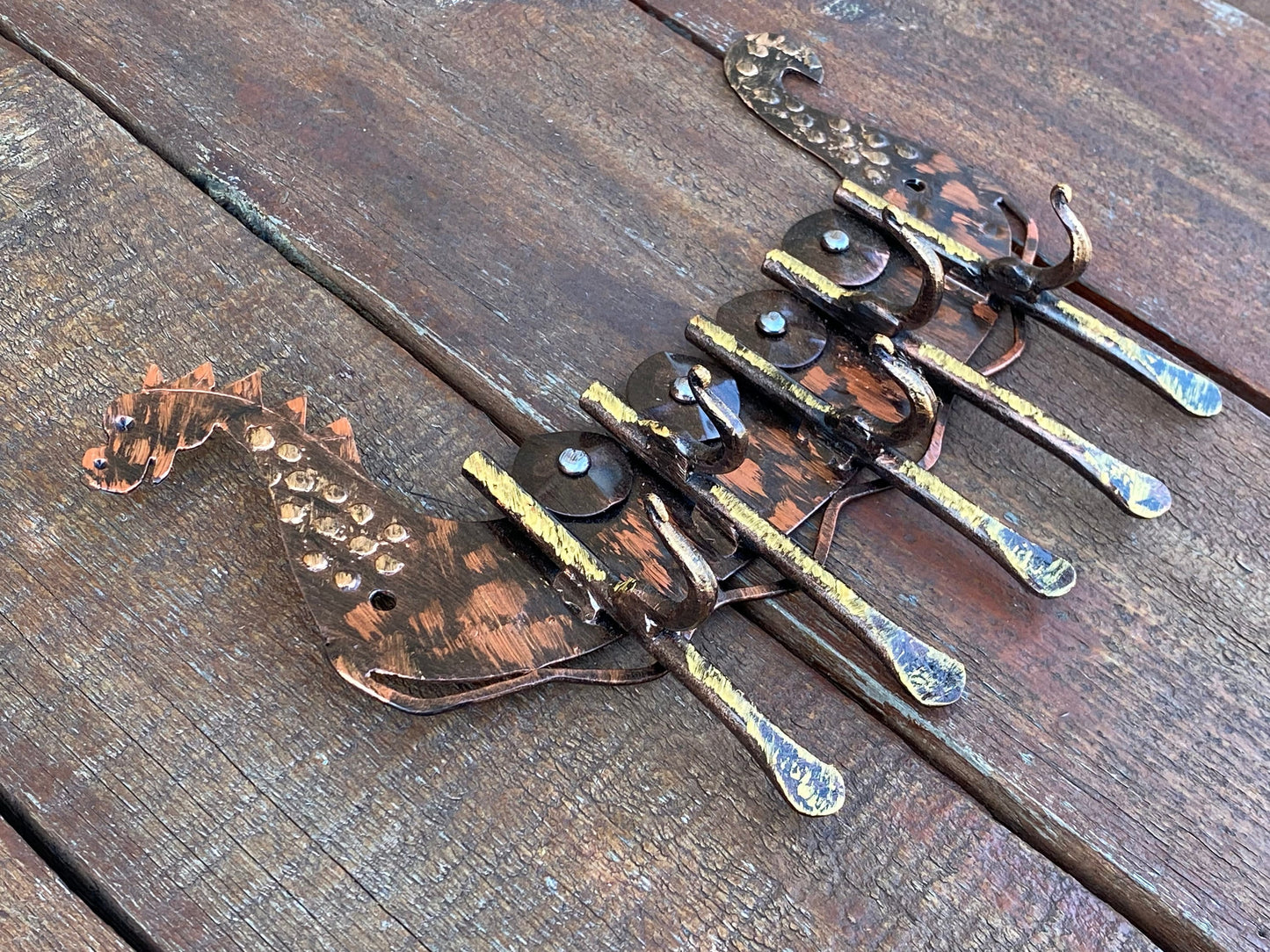 Wall hanger, viking ship, wall hook, wall rack, key holder, viking, drakkar, medieval, hook, birthday, kids gift, children, gift for boy,key