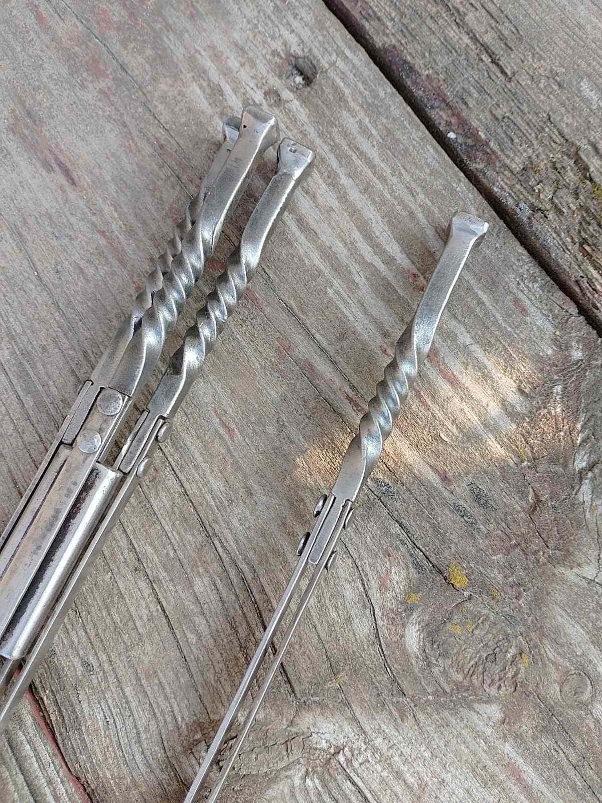 Skewers, groomsman gift, groomsmen gift, BBQ, travelers gift, mens gift, BBQ lovers, iron gift, tools, steel gift, birthday, anniversary