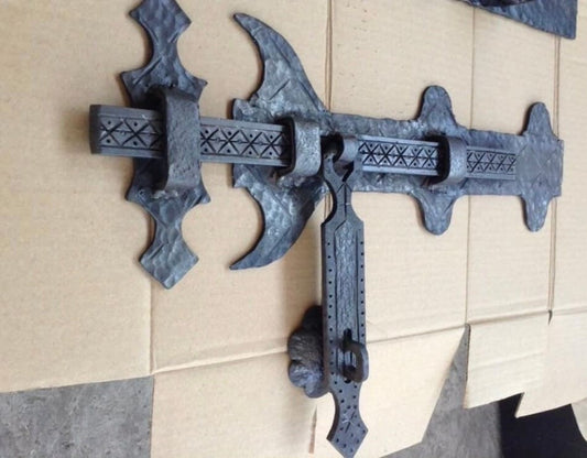 Latch, lock, shed, garden shed, firewood shed, hardware, door, gate, medieval, birthday, anniversary, Christmas,hinge,Middle Ages,renovation