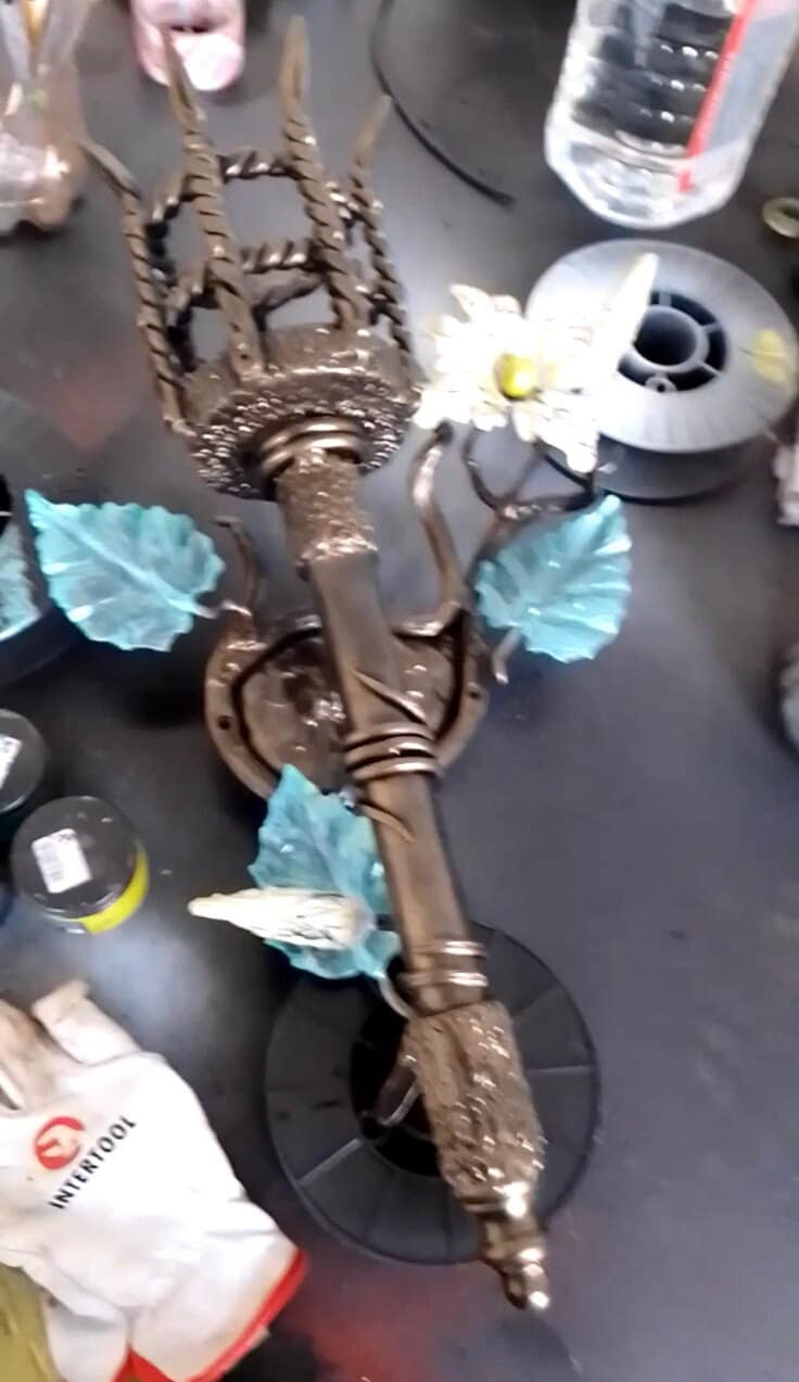 Sconce, wall sconce, flower, Christmas, birthday, garden, wow gift, lamp, anniversary, gift for mom, Mothers Day, pension gift, retirement