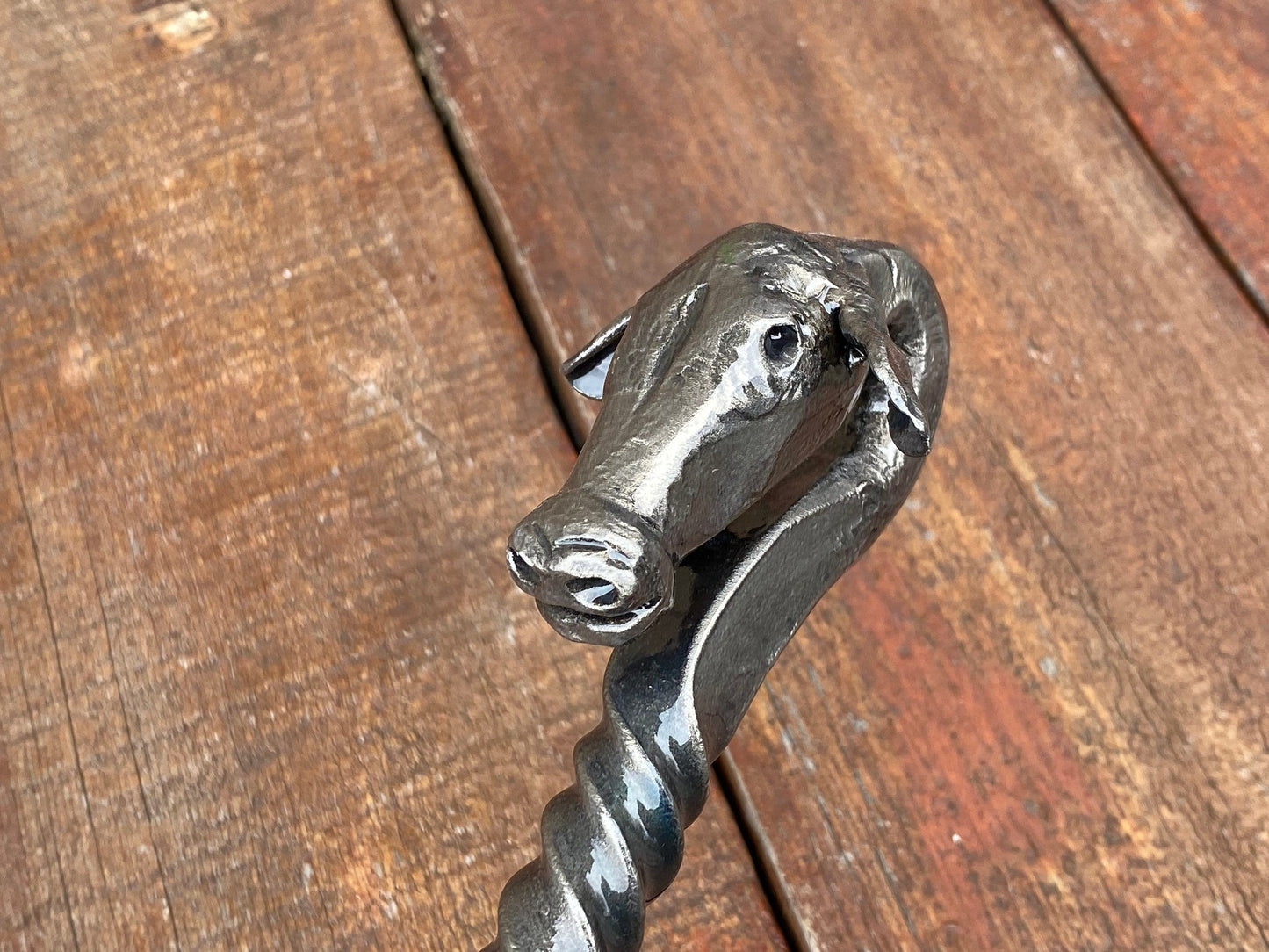 Shoehorn, shoe horn, animal, Christmas, birthday, cow, anniversary, shoe, hallway, entryway, 6th anniversary,iron annyversary,iron gift,bull
