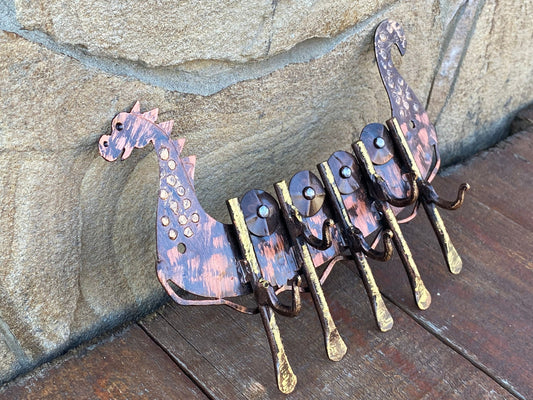 Wall hanger, viking ship, wall hook, wall rack, key holder, viking, drakkar, medieval, hook, birthday, kids gift, children, gift for boy,key