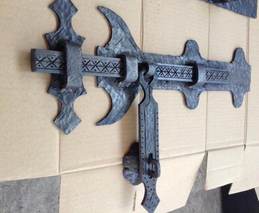 Latch, lock, shed, garden shed, firewood shed, hardware, door, gate, medieval, birthday, anniversary, Christmas,hinge,Middle Ages,renovation