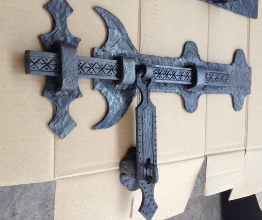 Latch, lock, shed, garden shed, firewood shed, hardware, door, gate, medieval, birthday, anniversary, Christmas,hinge,Middle Ages,renovation