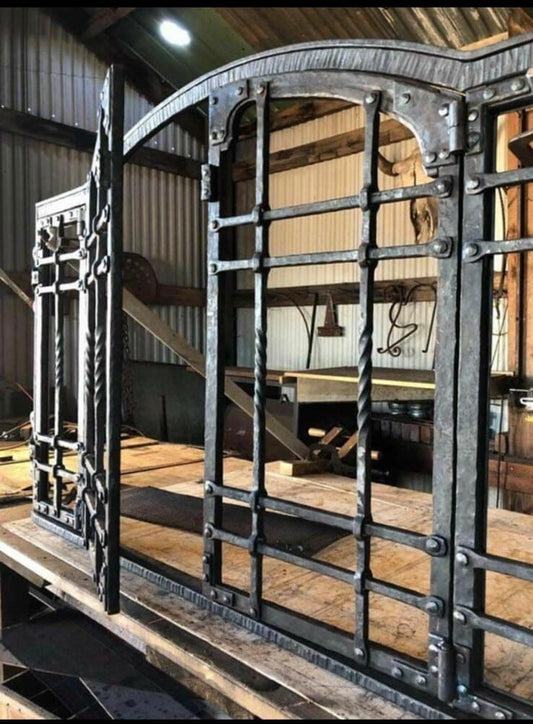 Fireplace doors, oven, mens gift, Fathers Day, medieval, Christmas, renovation, anniversary, fireplace, wedding, firewood holder, dads gift