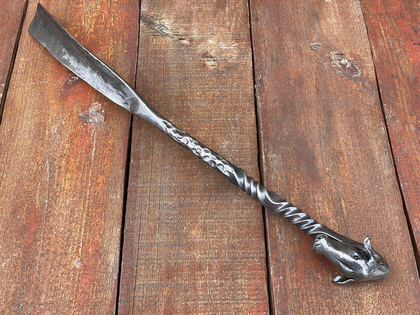 Shoehorn, shoe horn, animal, Christmas, birthday, cow, anniversary, shoe, hallway, entryway, 6th anniversary,iron annyversary,iron gift,bull