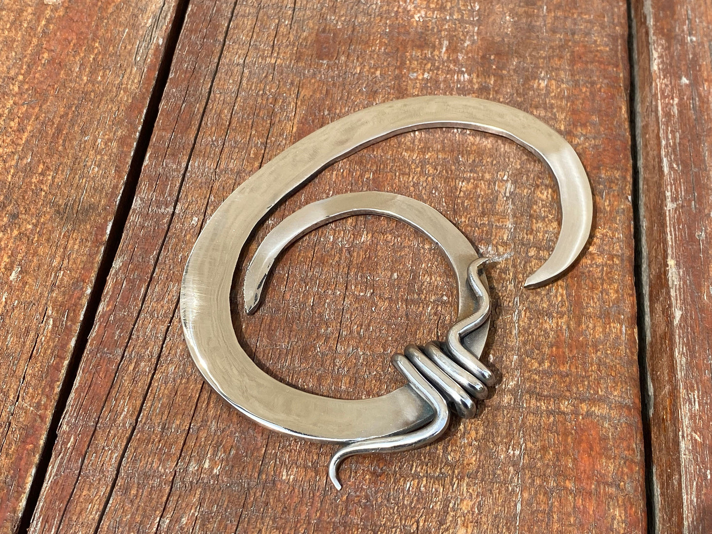 Hand forged six, metal six, 6th anniversary, iron anniversary, number, decor number, iron gift, anniversary, iron decor, birthday, Christmas