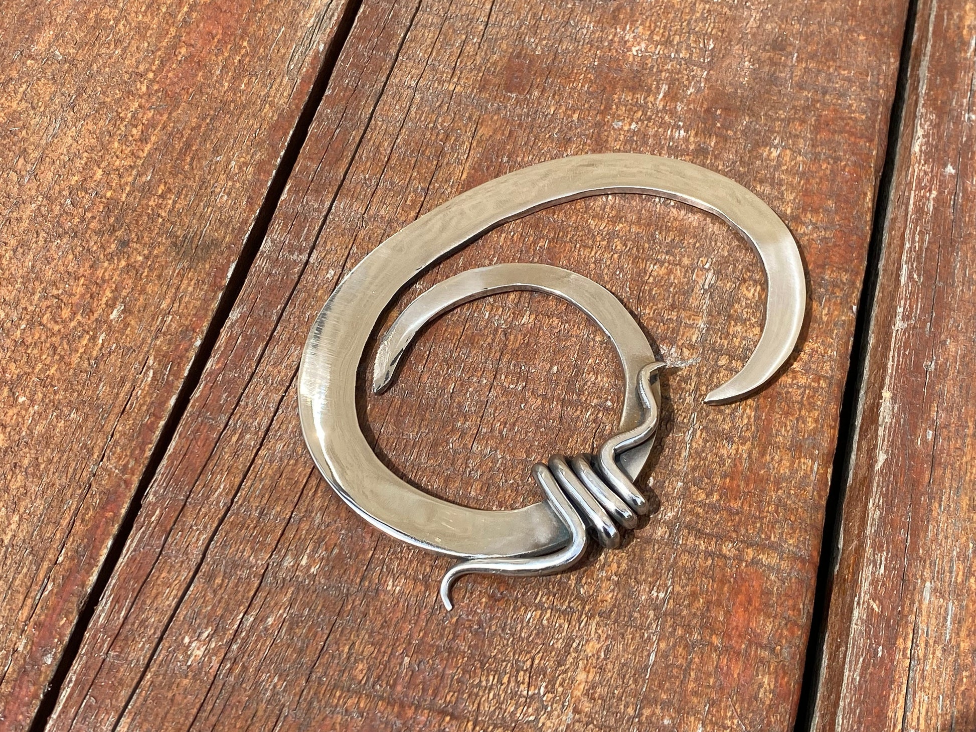 Hand forged six, metal six, 6th anniversary, iron anniversary, number, decor number, iron gift, anniversary, iron decor, birthday, Christmas