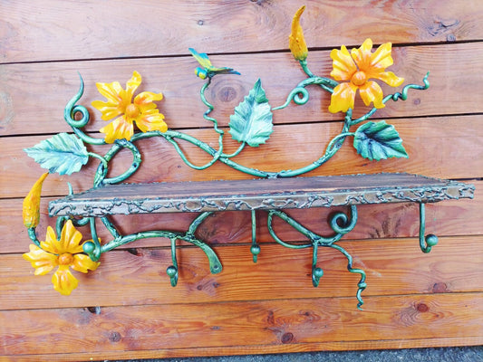 Rack, hook, shelf, kids gift, wall rack, flower, hey hook, hanger, Christmas, anniversary, birthday, Mothers Day, Fathers Day, kitchen gift