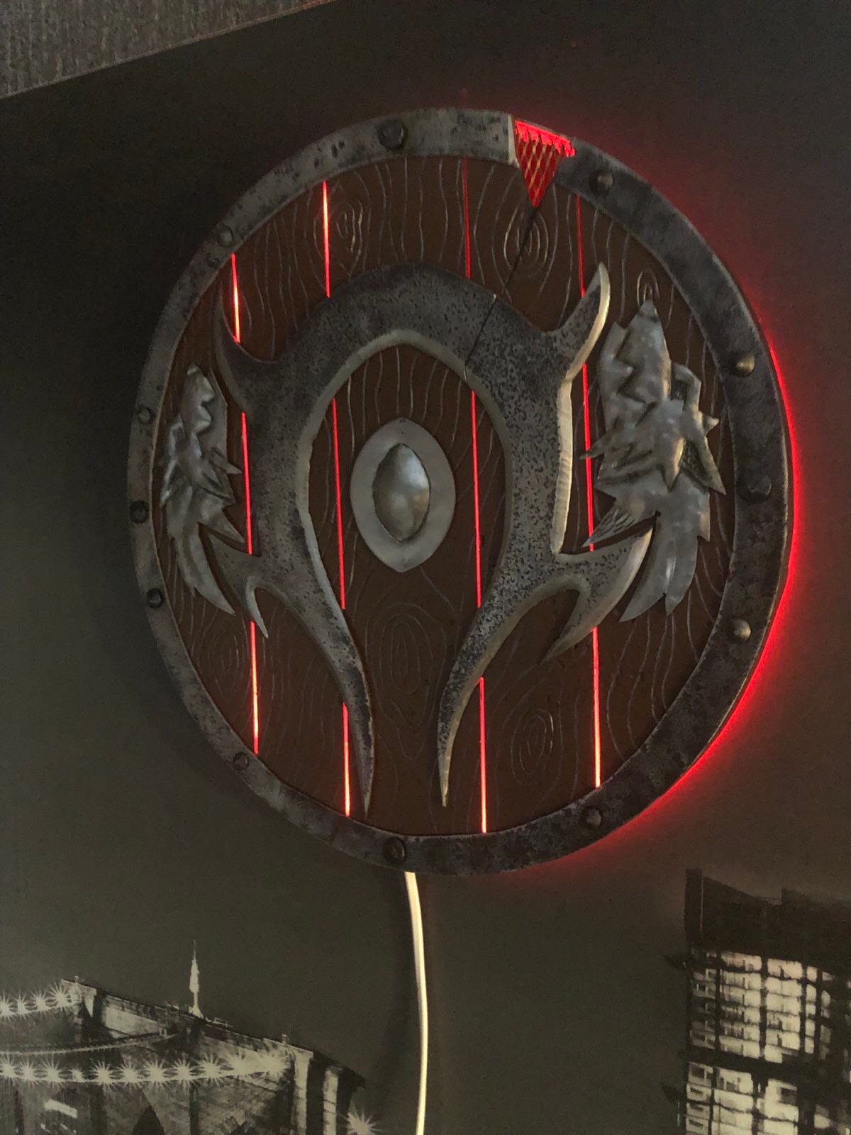 Wall sconce, gamer gift, medieval sconce, castle, hotel, restaurant, viking, Middle Ages, anniversary, sconce, video game,birthday,kids gift