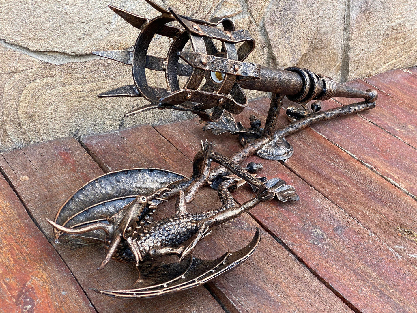 Wall sconce, dragon, viking, birthday, castle, medieval lamp, fireplace, room decor, anniversary, Christmas, sconce, Middle Ages, renovation