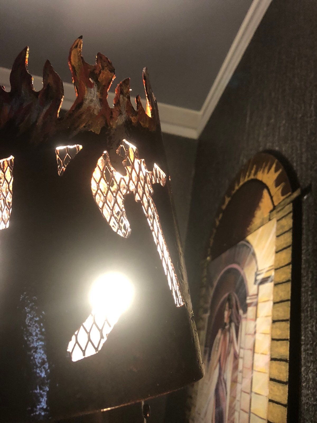 Wall sconce, torch, sword, axe, tower, viking, rustic lantern, renovation, porch lamp, torch lamp, castle decor, medieval castle,Middle Ages