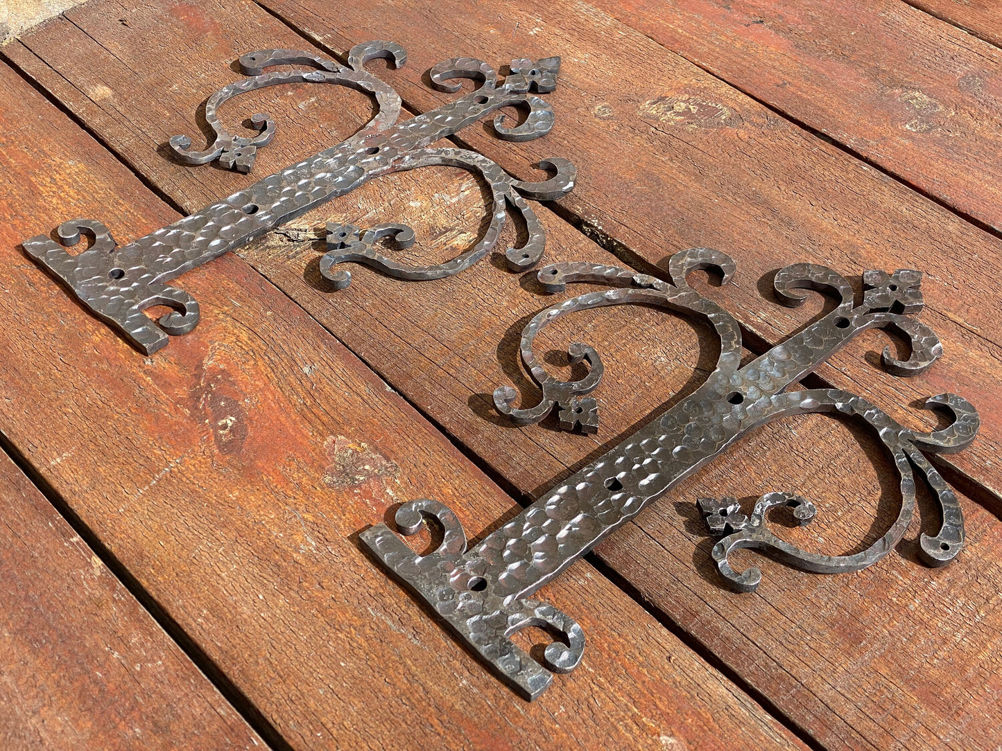 Hinges, medieval, house project, building, renovation, shutters, rustic hinge, gate hinges, strap hinges,door decor,antique hinges,Christmas
