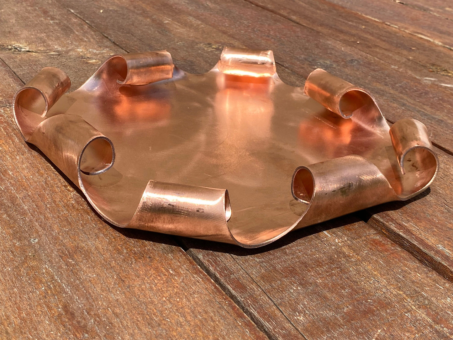 Copper tray, 7th anniversary, copper plate, copper gift, tray, plate, bowl, copper anniversary, copper bowl, Christmas, anniversary,birthday