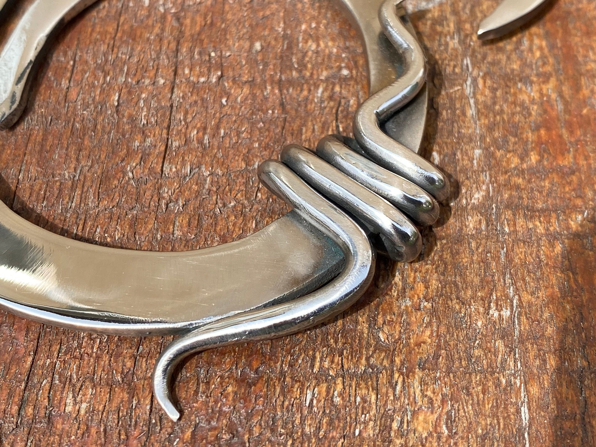 Hand forged six, metal six, 6th anniversary, iron anniversary, number, decor number, iron gift, anniversary, iron decor, birthday, Christmas