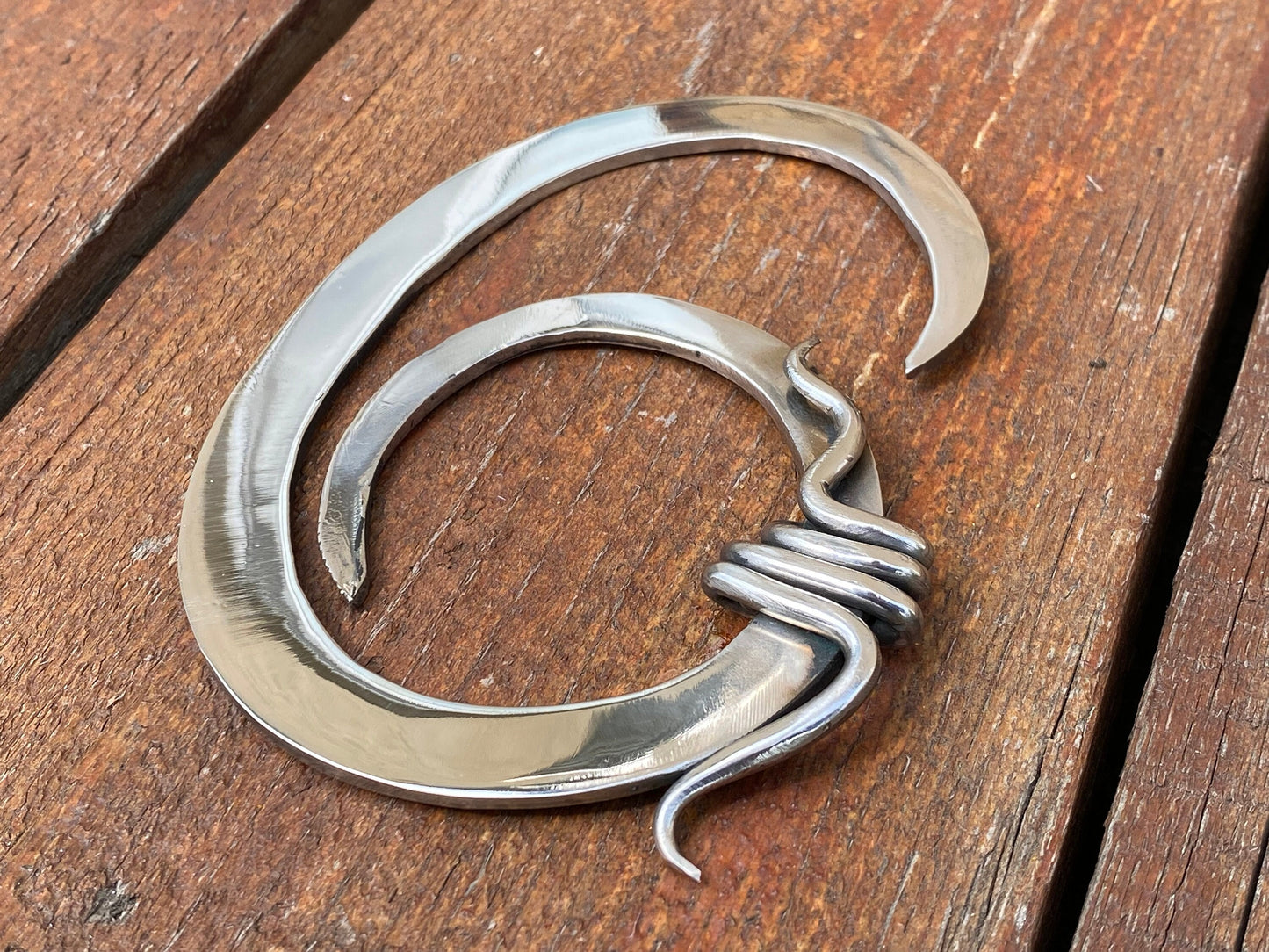 Hand forged six, metal six, 6th anniversary, iron anniversary, number, decor number, iron gift, anniversary, iron decor, birthday, Christmas