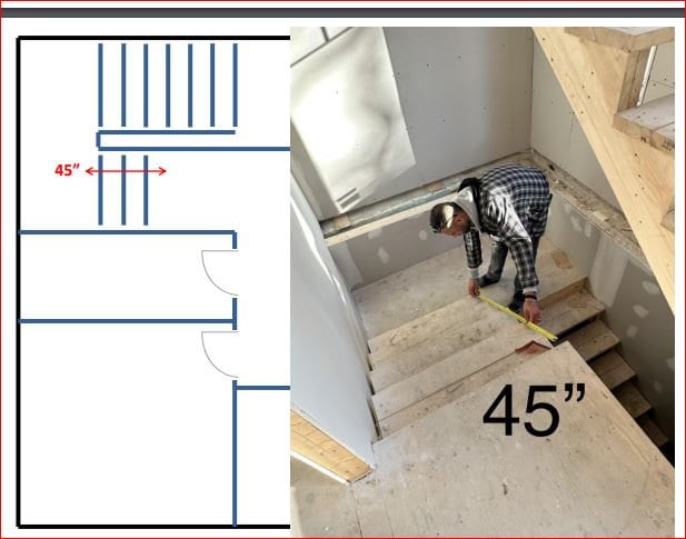 Custom listing for Jessica (Part 2): horizontally and angled railings with total length 619.5" with posts