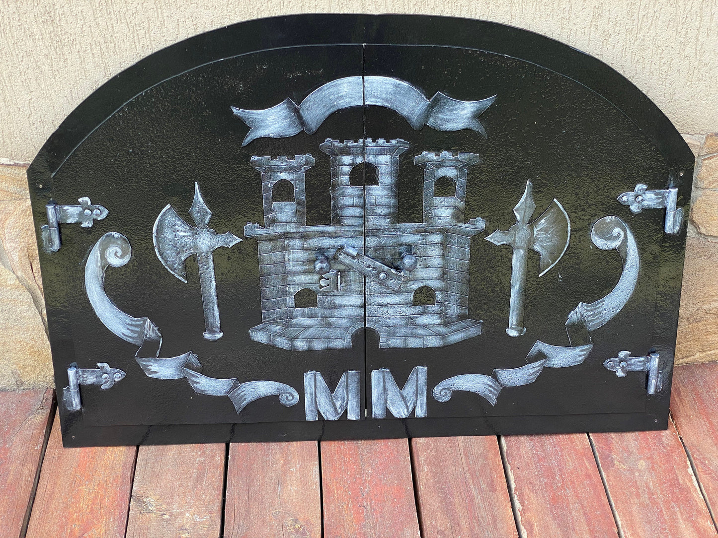 Fireplace door, fireplace, birthday, Christmas, Fathers Day, Mothers Day, anniversary, firewood holder, fire poker,fireplace tools,iron gift