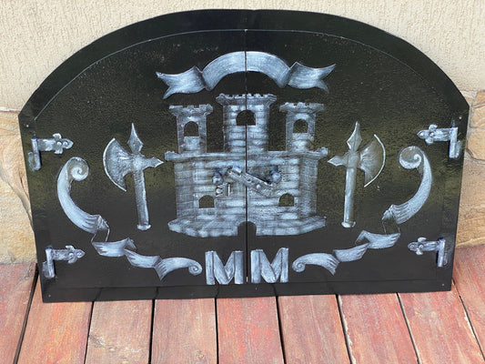 Fireplace door, fireplace, birthday, Christmas, Fathers Day, Mothers Day, anniversary, firewood holder, fire poker,fireplace tools,iron gift