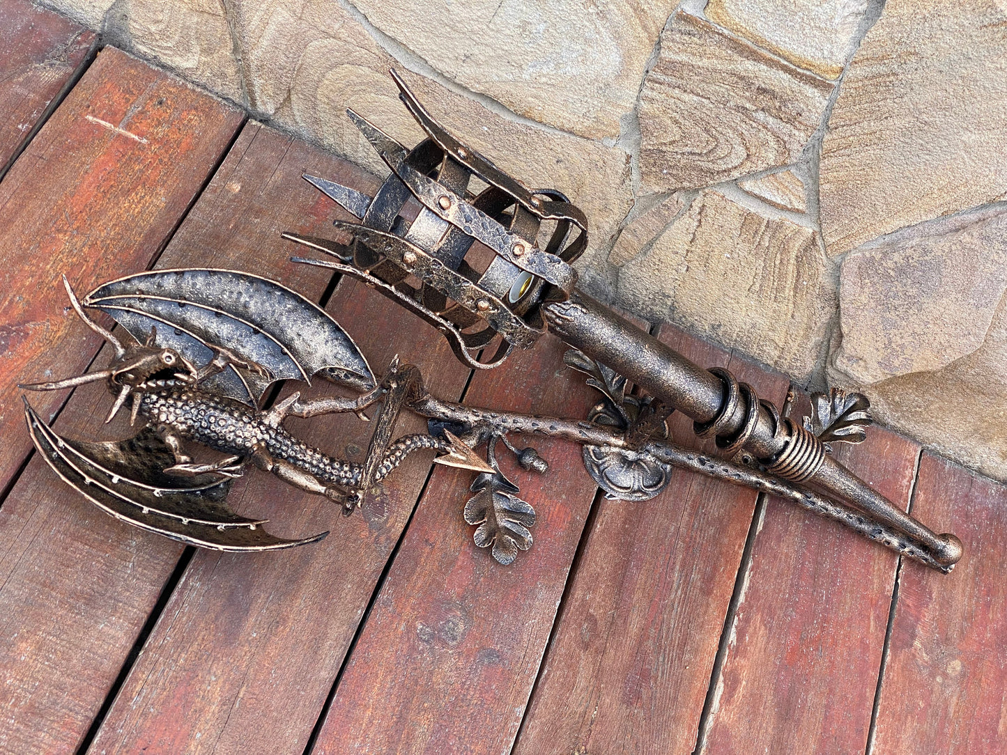 Wall sconce, dragon, viking, birthday, castle, medieval lamp, fireplace, room decor, anniversary, Christmas, sconce, Middle Ages, renovation