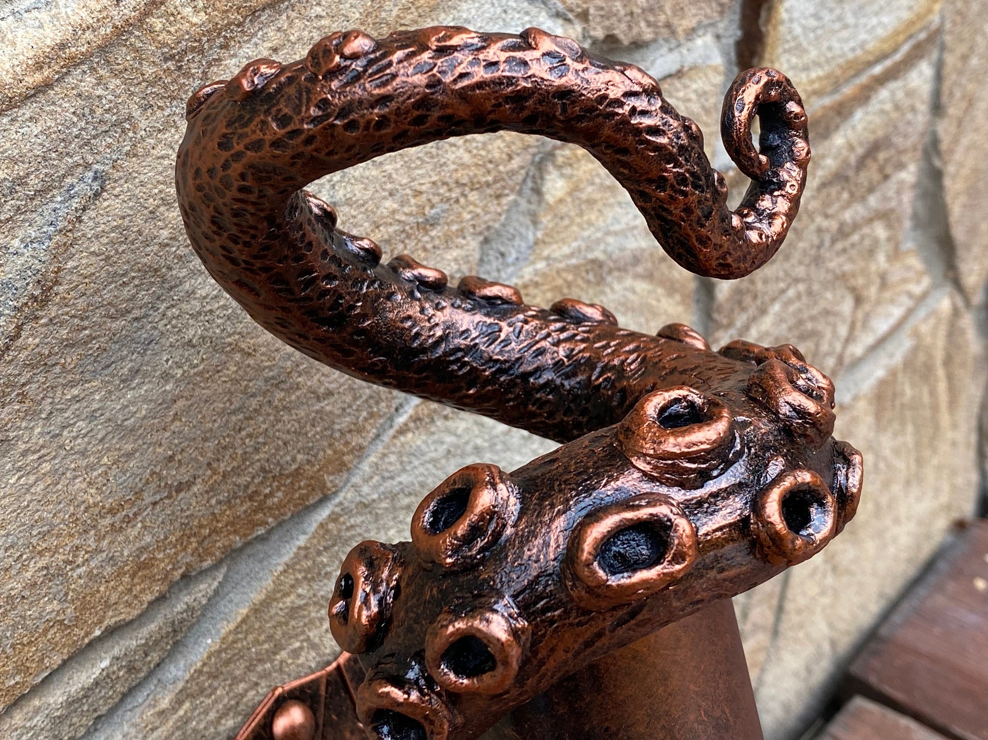 Wall sconce, tentacle, octopus, ocean theme, wedding, coastal decor, medieval, sconce, torch, castle, Christmas, birthday, anniversary, lamp