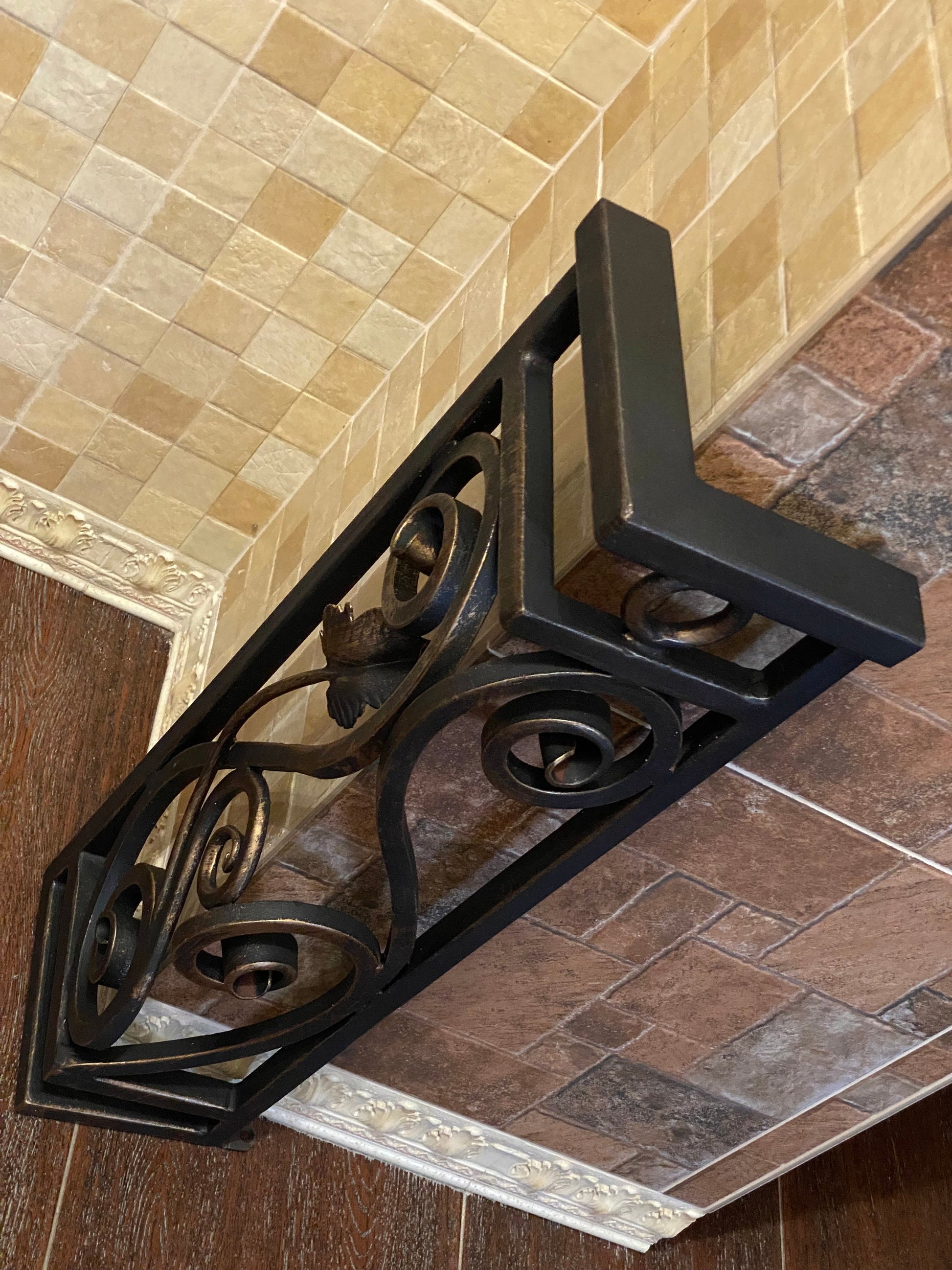 Corner railing, corner embellishment, corner decor, corner, railing, balcony railing, stair railing, handrail, Christmas,birthday,renovation