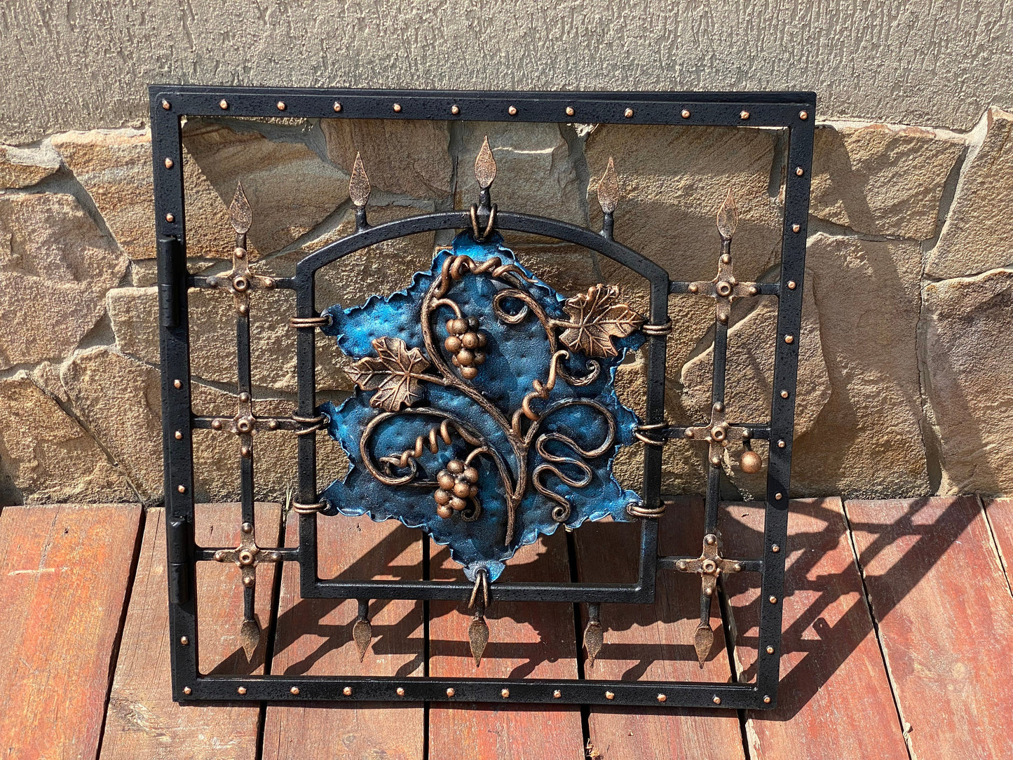 Oven door, stove door, door, fireplace doors, grapes, autumn, Thanksgiving, anniversary, birthday, Christmas, wine cellar, wine lover gift
