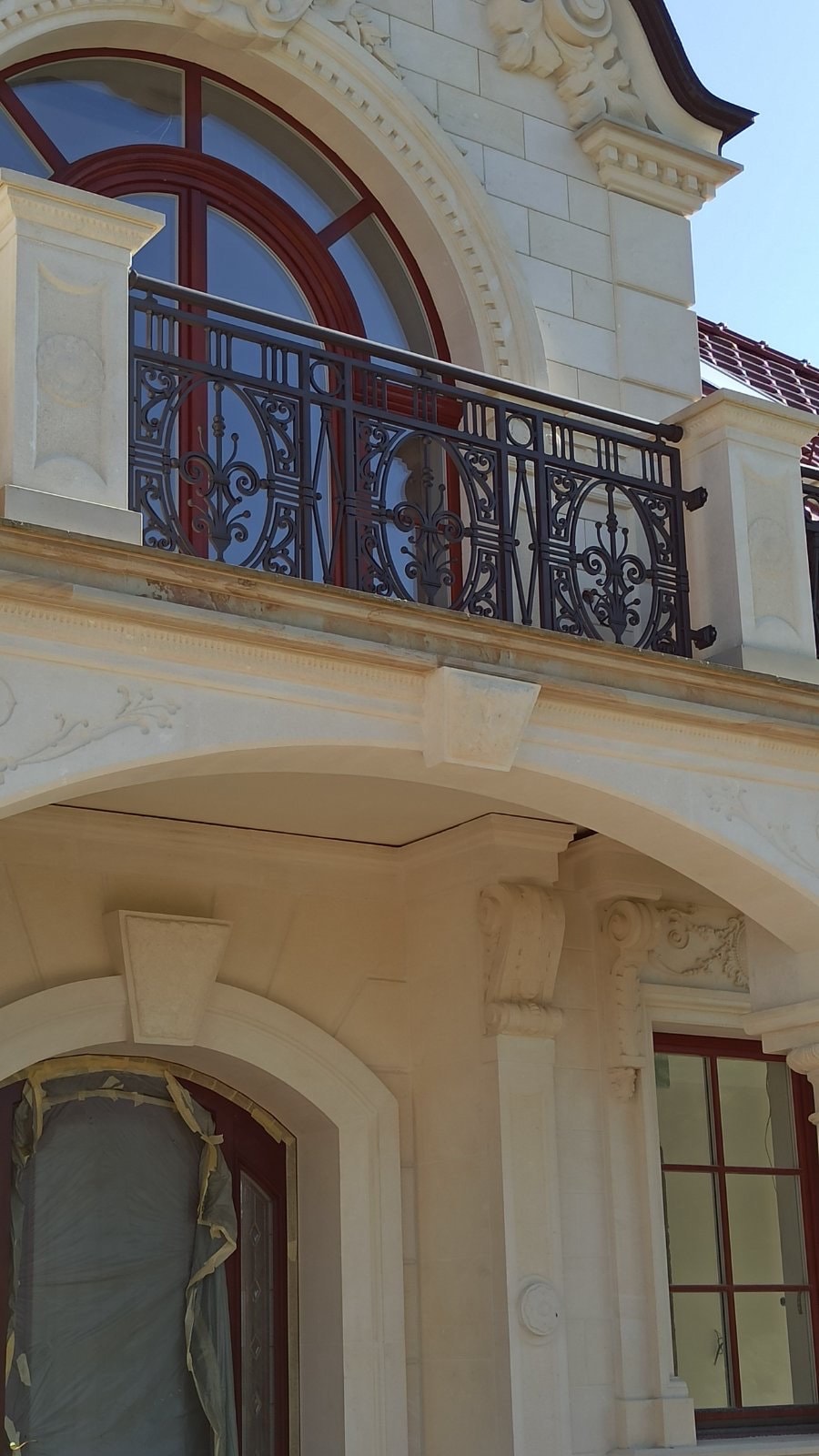 Balcony railing, railing, terrace, renovation, wedding, anniversary, newlyweds, Christmas, birthday, handrail, building, blacksmith, forged