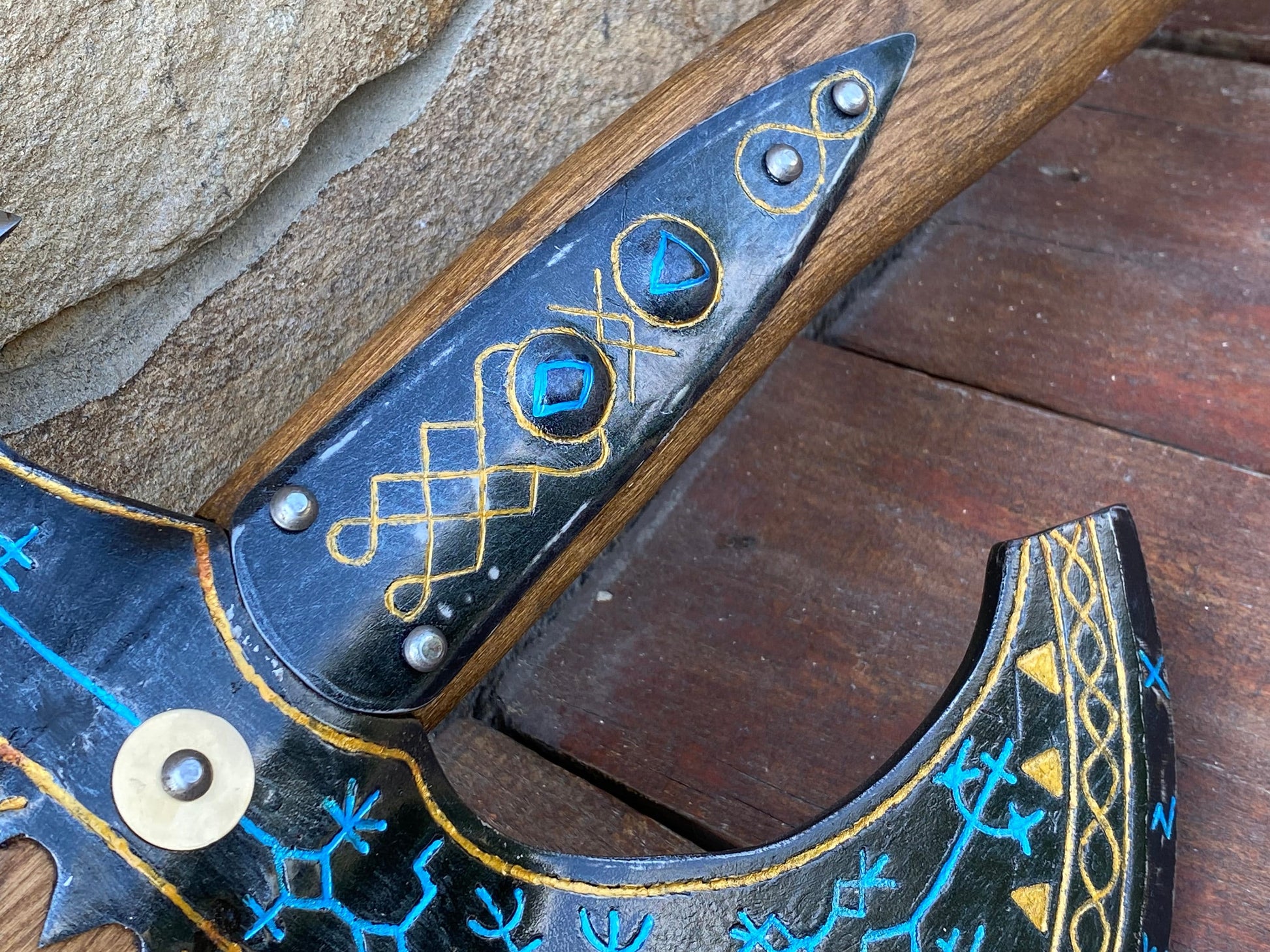 Kratos axe, Kratos, God of War, cosplay axe, cosplay, gamer gift, video game, viking axe, runic axe, Father, birthday,Christmas,anniversary