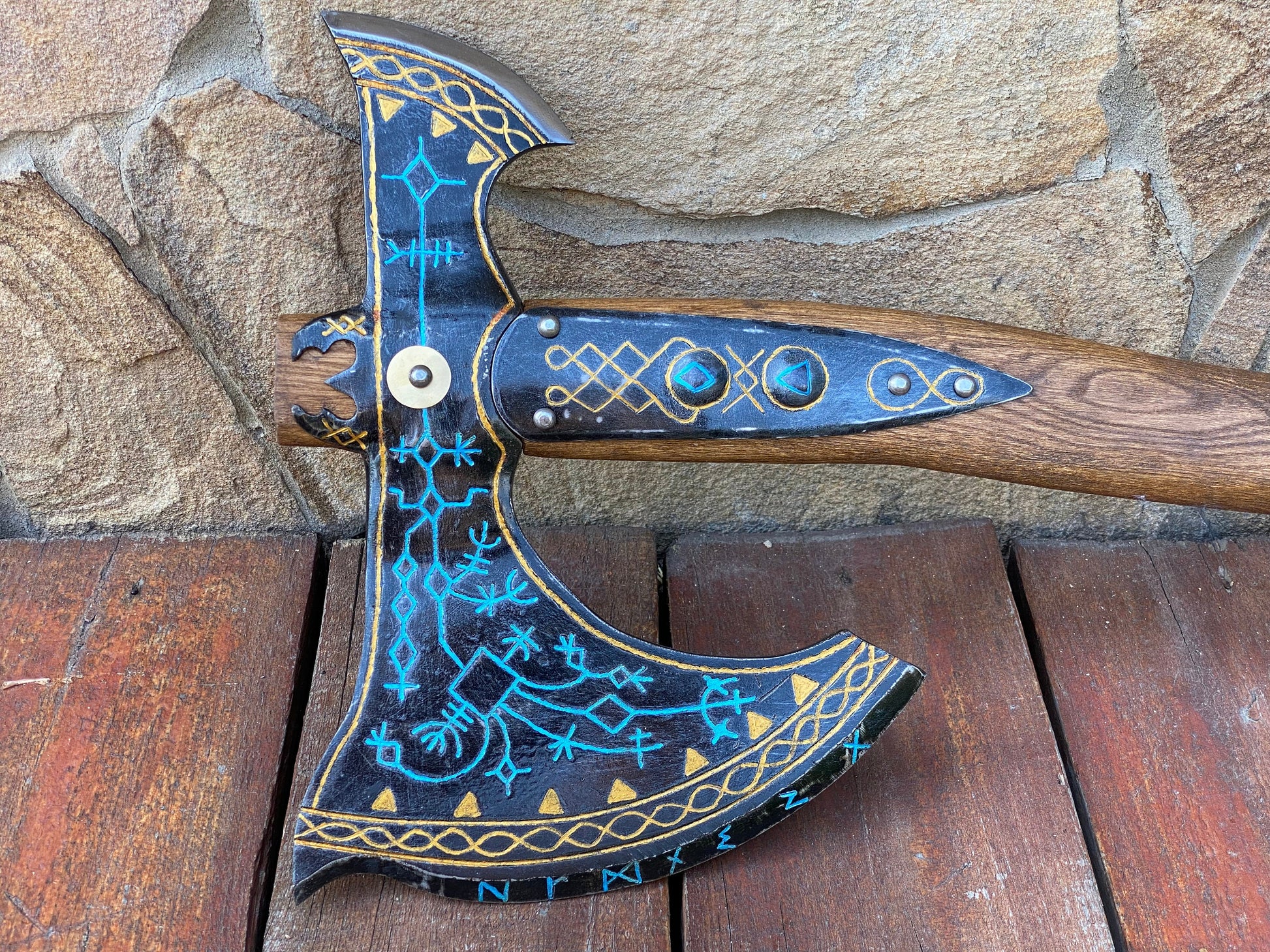 Kratos axe, axe holder, Kratos, God of War, cosplay axe, cosplay, gamer gift, video game, viking axe, Father, birthday,Christmas,anniversary